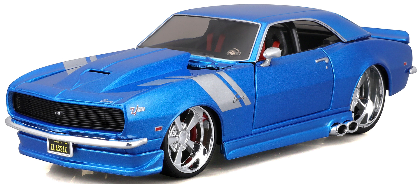 Колекційна машинка 1:24 Maisto 1968 Chevrolet Camaro Z/28 (32508 blue)
